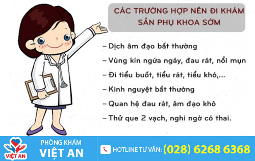 Các trường hợp cần đi khám phụ khoa